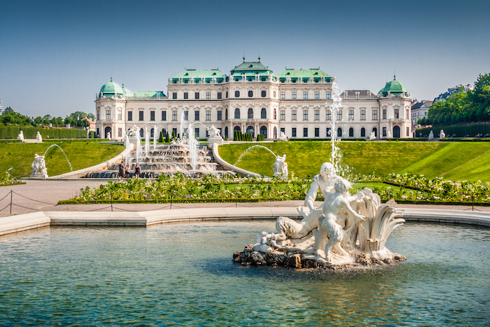 Beautiful-view-of-famous-Schloss-Belvedere-built-by-Johann-Lukas-von-Hildebrandt-as-a-summer-residence-for-Prince-Eugene-of-Savoy-in-Vienna-Austria-shutterstock_249139849