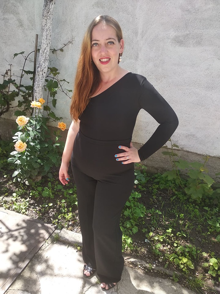Black Belted One Shoulder Jumpsuit – Evelyn