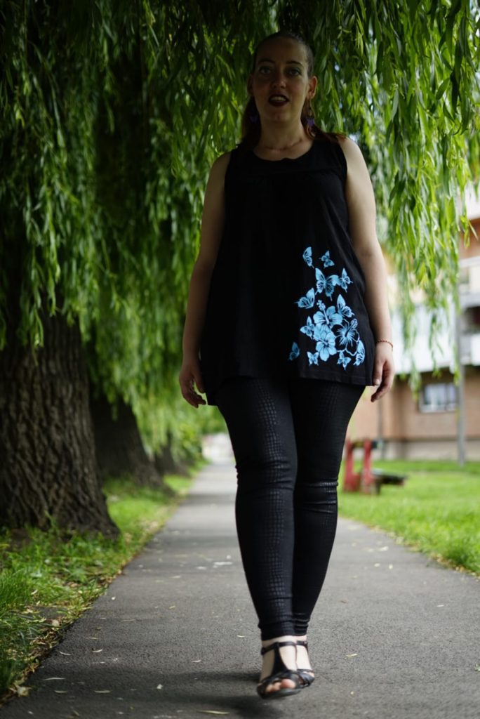 Black Animal Crocodile Print Leggings – Hazel