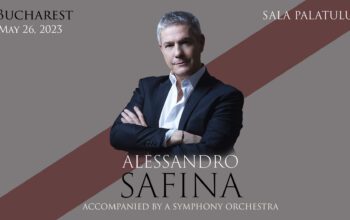 Celebrul tenorul italian, Alessandro Safina revine pe scena Sălii Palatului din București cu un concert memorabil!