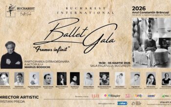 Maria Kochetkova, o stea a baletului mondial, în premieră în România, în cadrul Galei Bucharest International Ballet dedicată lui Constantin Brâncuși
