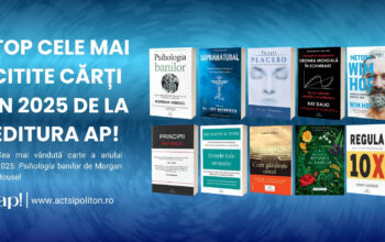 Top cele mai citite cărți în 2025 de la Editura ap! (ACT și Politon)