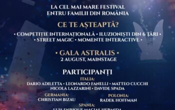 Competiție internațională de magie cu iluzioniști din șase țări și spectacole gratuite pentru public